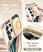 GVIEWIN for Samsung Galaxy S25 Ultra Case, [Slide Camera Cover & Built-in HD Screen Protector] [2 Front Frames] Shockproof Military Grade Protective Marble Phone Case 6.9