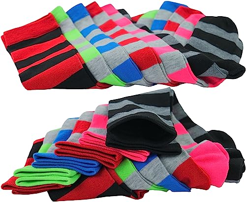 Image of ToBeInStyle Women's Pack of 6 or 12 Knee High Socks