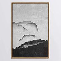 SIGNWIN Canvas Wall Art Black and White Flowers Canvas Prints Home Artwork Decoration for Living Room,Bedroom - 16