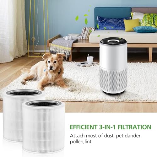 Image of Core 400S Replacement Filter for LEVOIT Core 400S-P Smart WiFi Air Purifie-r, Core 400S-RF, 3-in-1 Activated Carbon Filter, LRF-C401S-WUS, 1 Pack