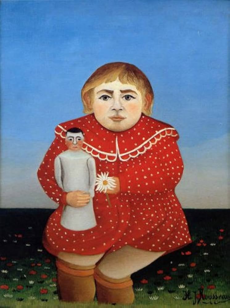 子供の肖像画 Amazon.co.jp: ルソー・「子供の肖像」 プリキャンバス複製画