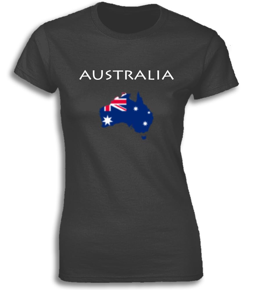 Ay Cabron™ Australian Territory Flag | Flag of Australia Territory Cotton T-Shirt For Woman
