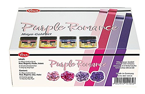 Preisvergleich Produktbild MAYA Gold Set -PURPLE ROMANCE- 7-teilig