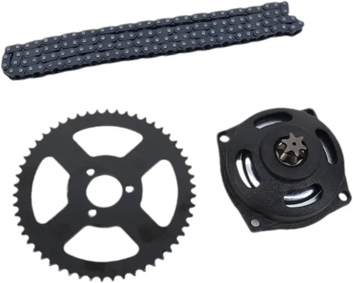 T8F 54T 26mm Rear Sprocket T8F 126 Chain and 6T Gearbox for 47cc 49cc Motorcycle Accessories(T8F-54T-26mm)