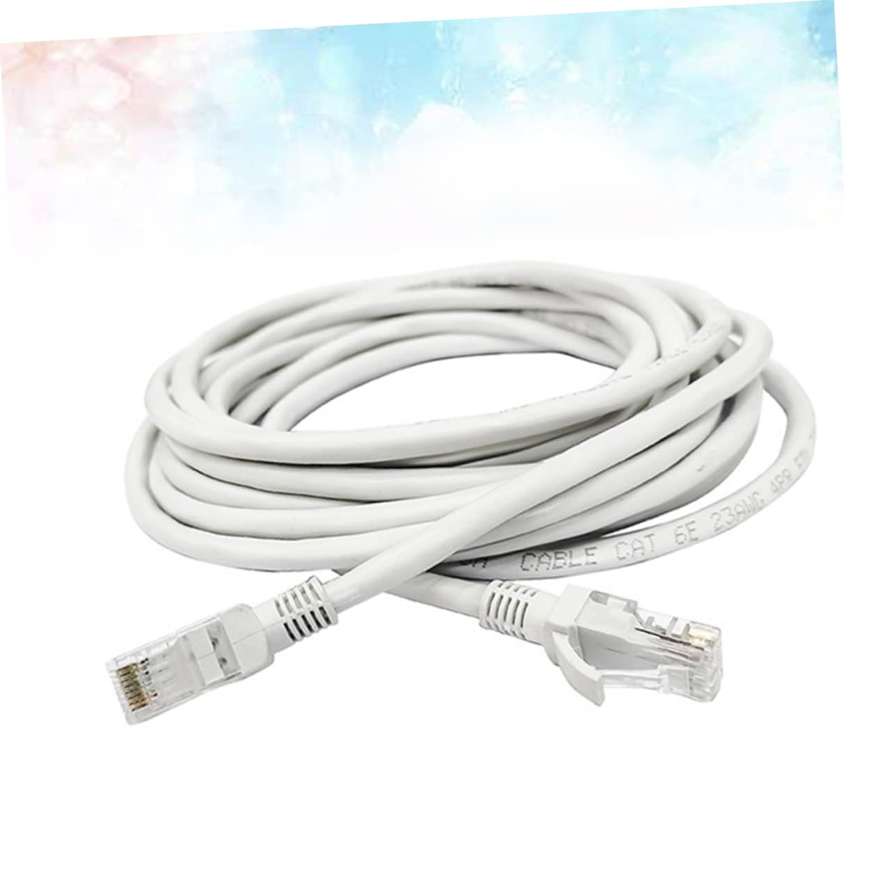 Cavo Ethernet Cat6 Bianco 50 Metri, Rame, Jumper Rete Locale