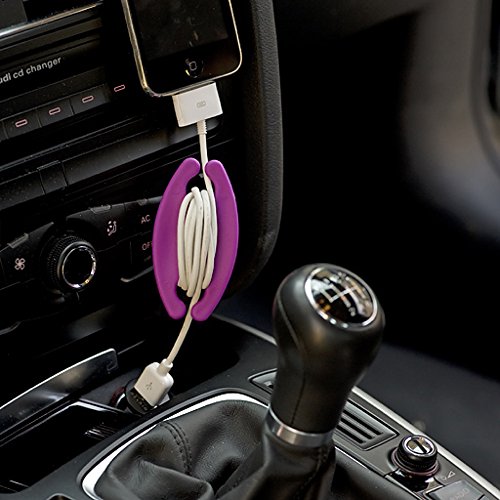 Image of Bobino Cord Wrap - Medium - Lime Cable and Wire Management /Organizer