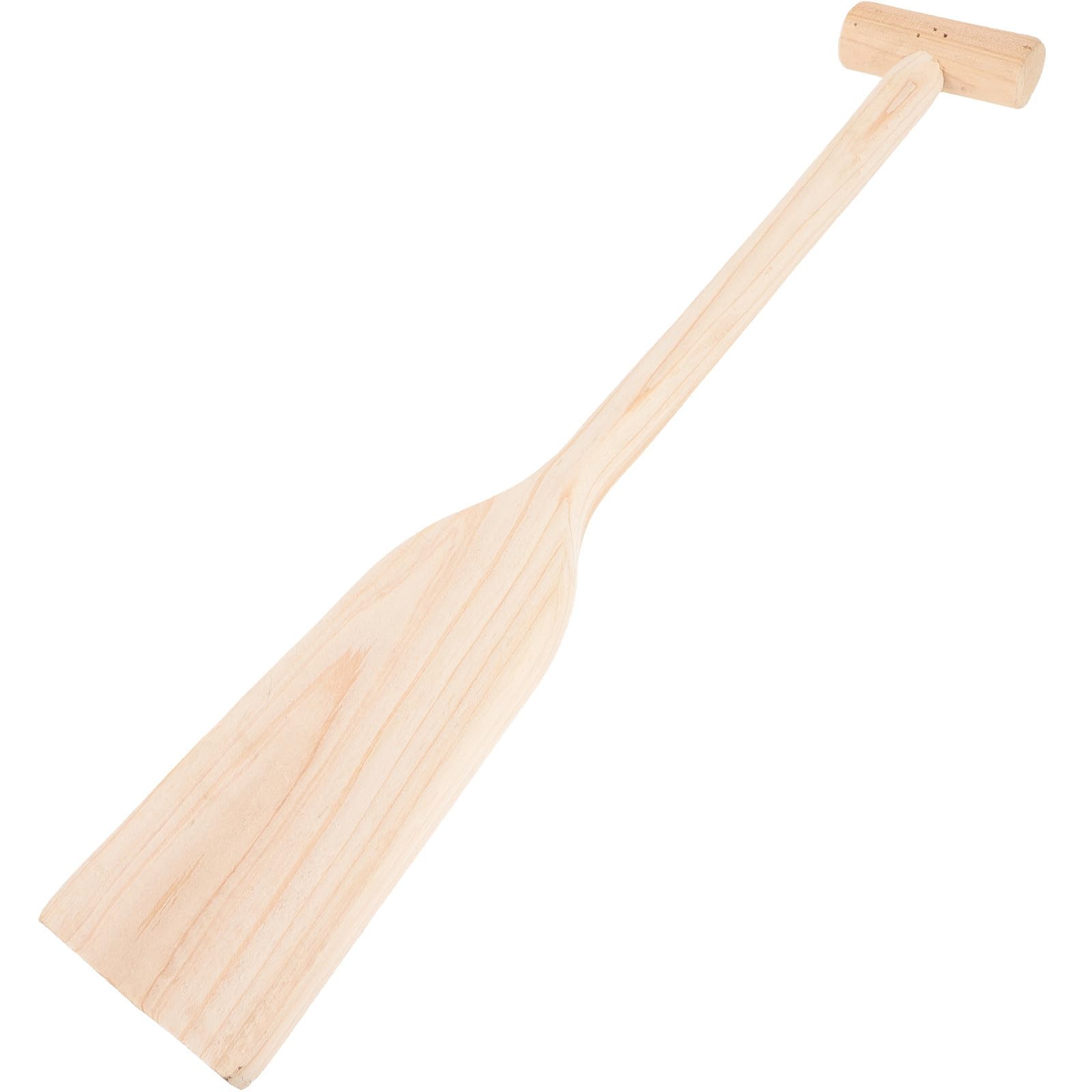 Ciieeo Comfortable Wooden Paddle for Canoes Handmade Oar with Ergonomic Handle for River Boating and Rafting Water Sports Enthusiasts and Beginners