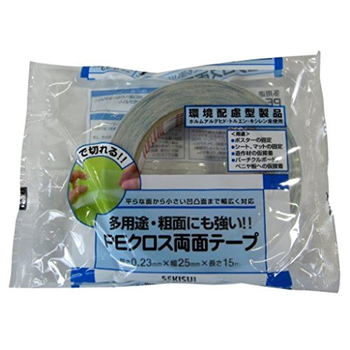 (まとめ買い)セキスイ PEクロス両面テープ WPECX01 25mm×15m 【×10セット】