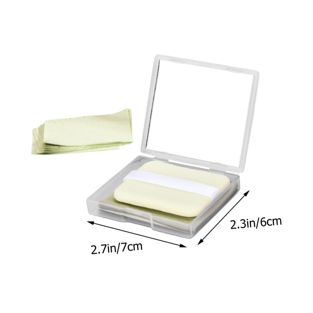minkissy Oil Blotting Sheets Green Tea Facial Oil Absorbing Paper for Oily Skin Portable