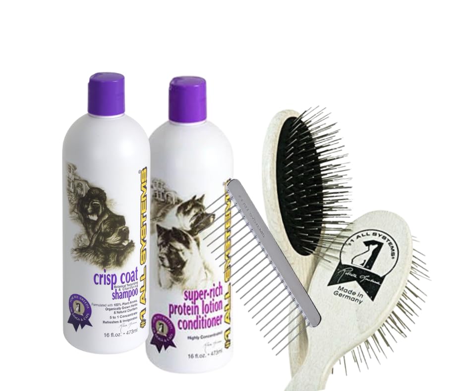 #1 All Systems Dog Grooming Products Collection For Coarse Coated Breeds
