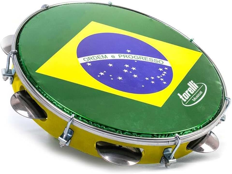 PANDEIRO INJETADO AMARELO PELE BRASIL