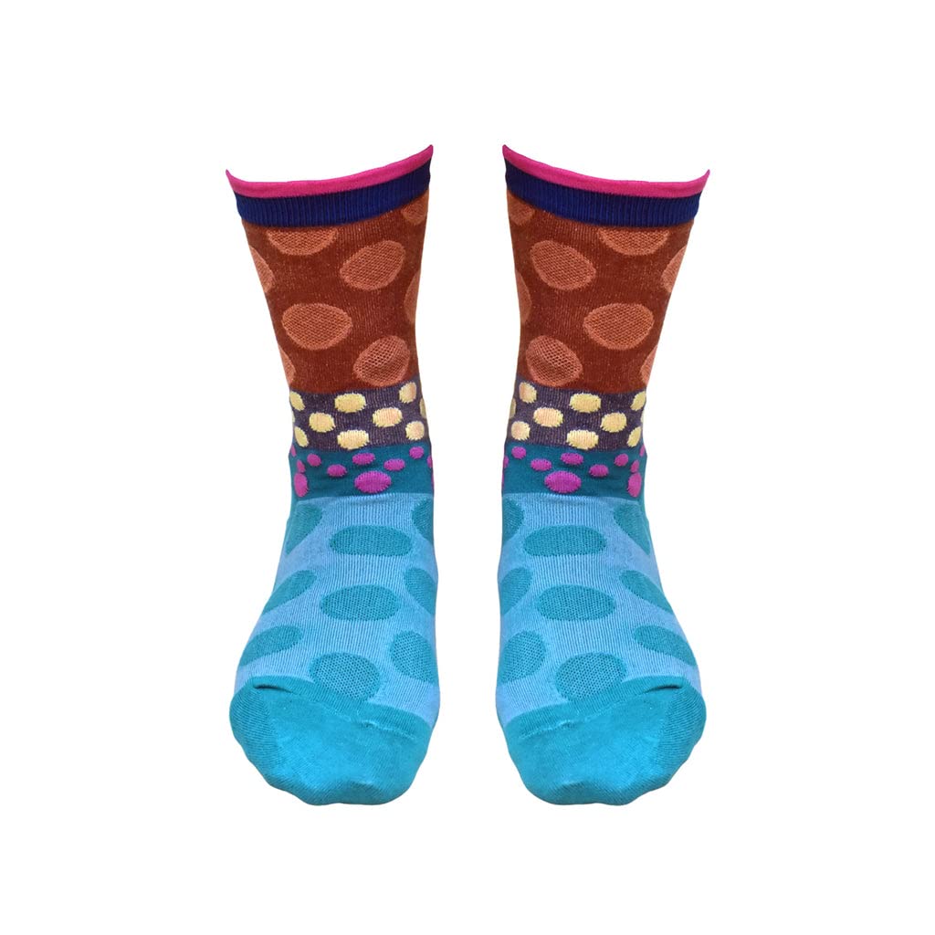 Dabster Ladies Printed Socks Breathable Thickened Classic Simple Soft Skin Friendly
