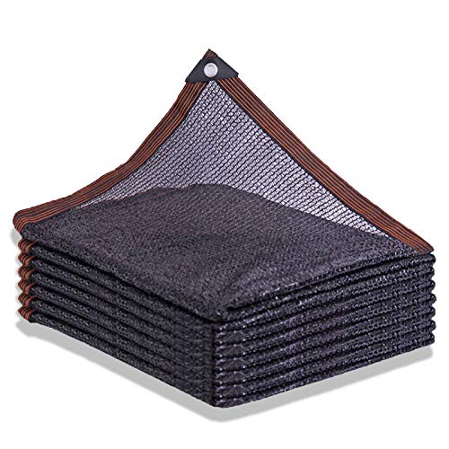 Red de sombra para exteriores, 50 % de protección UV, fácil de colgar, para patio, jardín, cochera, personalizable, 8 x 8 m, perfecto para protección solar