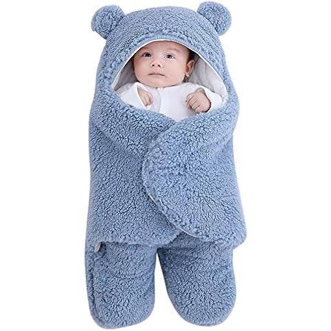 DaMohony Manta Envolvente para Bebé Recién Nacido, Abrigo de Invierno Cover
