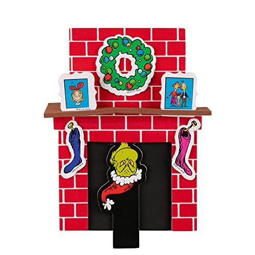 Kit bricolage pop-up cheminée de Noël Craft County idée cadeau