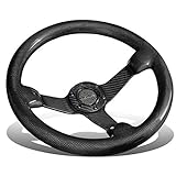 NRG Innovations ST-036CF フルカーボンファイバーステアリングホイール(350mm深皿)