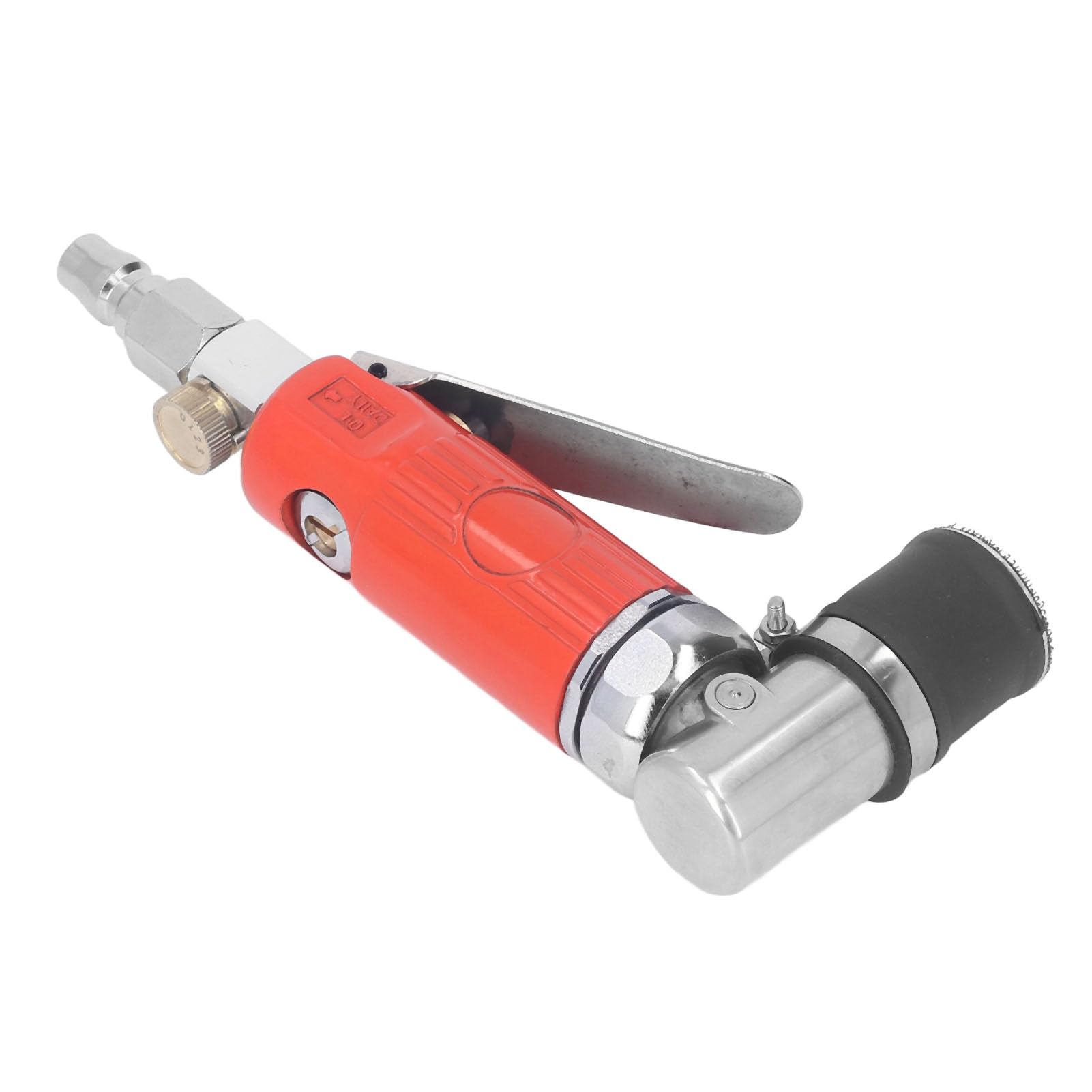 Ejoyous Pneumatyczna Szlifierka Kątowa Pneumatyczna Szlifierka Kątowa ze Stali Stopowej 8500 Obr./min 1 4 Wloty Niski Poziom Wibracji Ergonomiczny Uchwyt do Usuwania Rdzy z Metalu Gratowanie Drewna