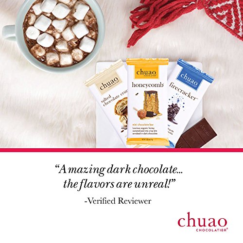 Chuao Chocolatier Chocolate Mini Gift Box | Gourmet Chocolate Assorted Bars European No Preservatives | For Gift Baskets, Christmas, Valentines Day, Gifts For Women, Men, Birthday, Thank You, Care Package (Dark Chocolate, 8 Bars) #TOP6