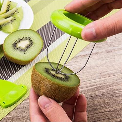Mandolín cortador y pelador de kiwi de acero inoxidable miniatura 2