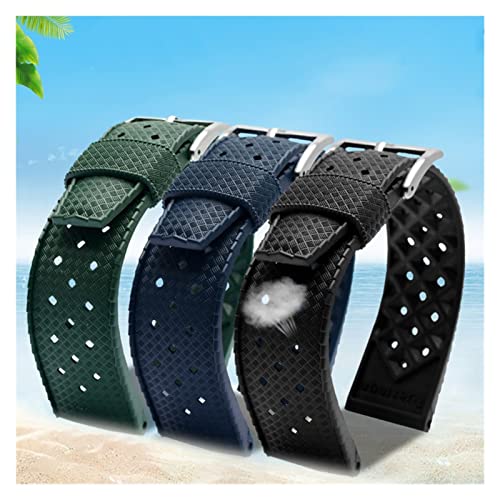 Correa tropical de caucho premium resistente al agua para buceo 22mm 2