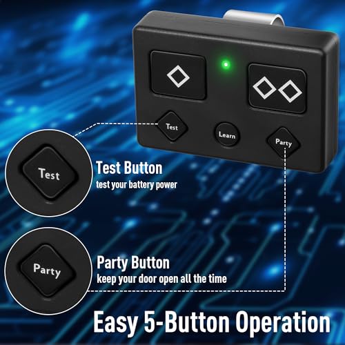 Émetteurs automatiques Ghost Controls AXS1 AXP1 télécommande 5 boutons contre les pannes - 3