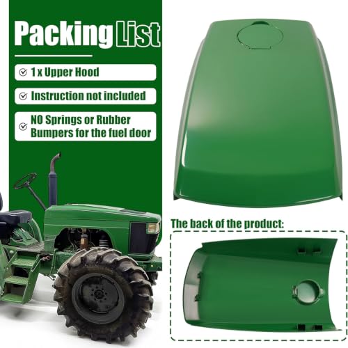 Image of ECOTRIC Upper Hood Compatible with John Deere 4200
