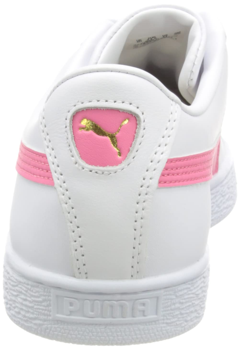 PUMA Basket Classic XXI Sneaker für Herren, Puma Weiß Sunset Pink, 43 EU – Ansicht 3
