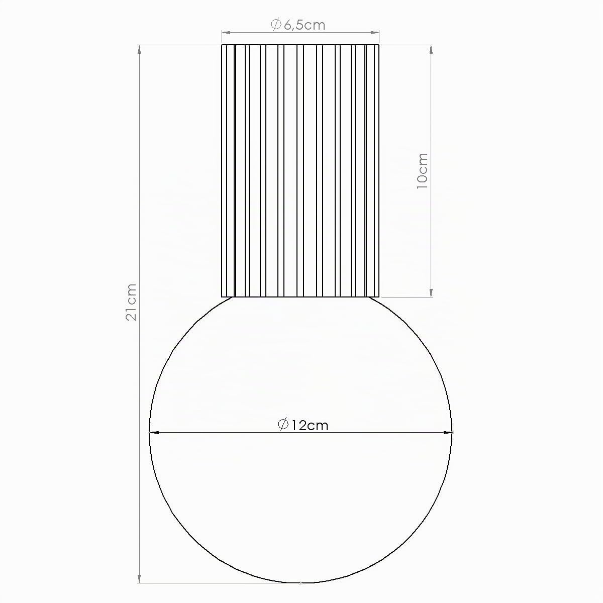 SOLLUX lighting Deckenlampe Deckenleuchte - Deckenstrahler Aluminium Glas -1 Flammig - LED Lampe Glühbirne - Taupe Halo