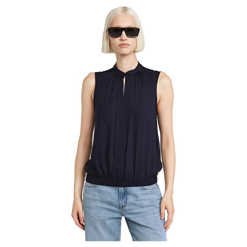 G-STAR Damen Stand Up Collar Top