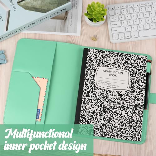 Couverture de carnet en cuir protégez vos notes avec style grâce au format cahier B5 - 4