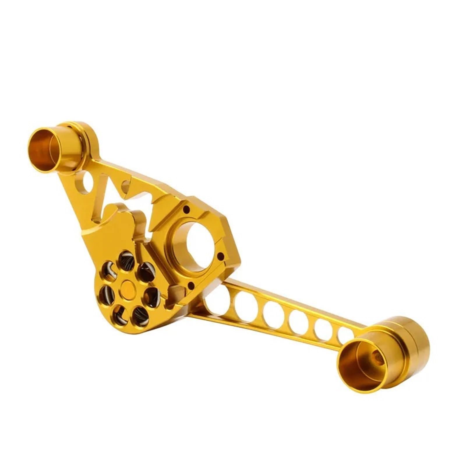 Compatible con Bromsilica, 2/6 velocidades, desviador trasero de bicicleta, tensor estabilizador tensor extractor cadena(Jaune)