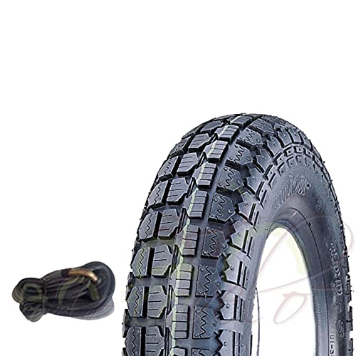 Goma compatible con Vespa 3.50-8 + cámara de aire | Neumático de 6 telas para VBB VNB VBA VNA VB1T GL 125 150