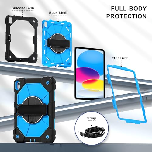 Étui multifonction résistant aux chocs iPad 12e gen coque 11"