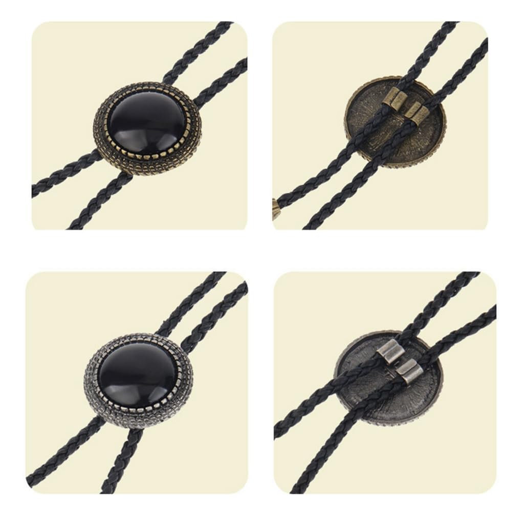 Cravatte da Cowboy, Collana con Ciondolo Forma di Colletto da Camicia Americana, Bronzo