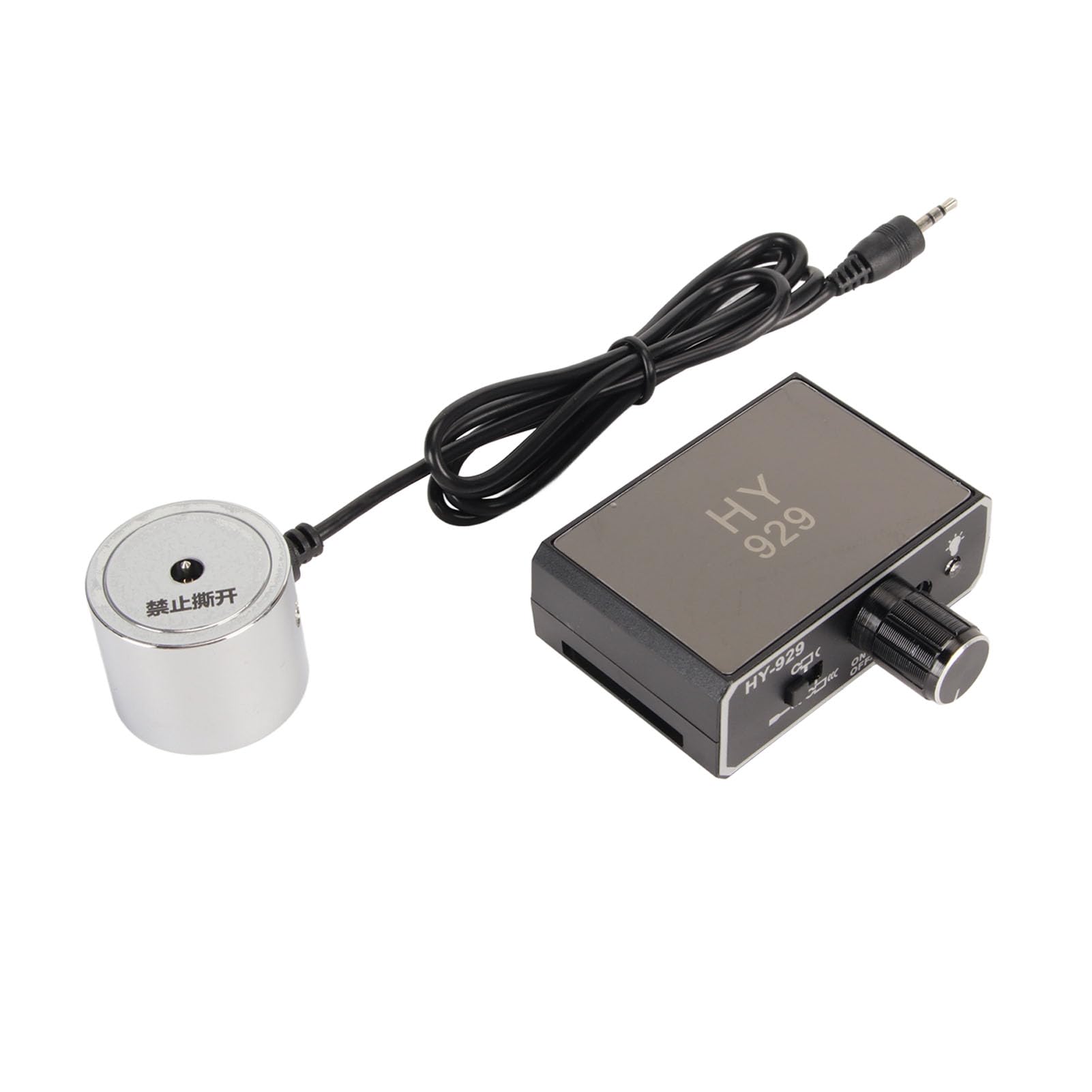 Kit de Detección de Fugas de Agua, Detector de Fugas de Agua Subterránea 20000X, con Auriculares, Detector de Fugas de Tubería de Agua de Alta Resistencia, para la Construcción (Enchufe de la UE)