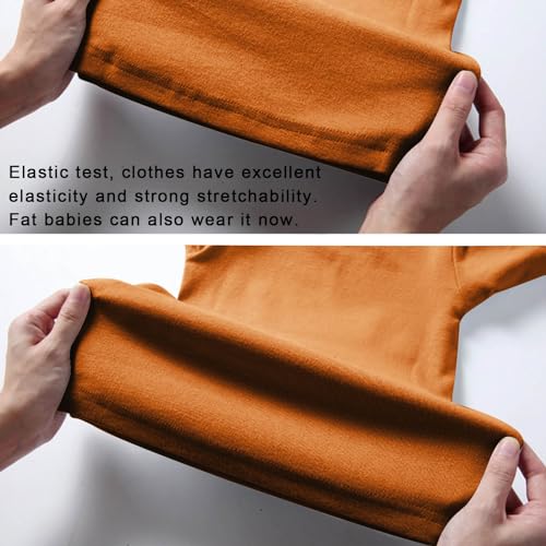 Cotton Pullover Base Shirts for Girls Boys Toddler Fall Long Sleeve Crewneck Tee Shirt Cute Soft Thick Comfy Tops2