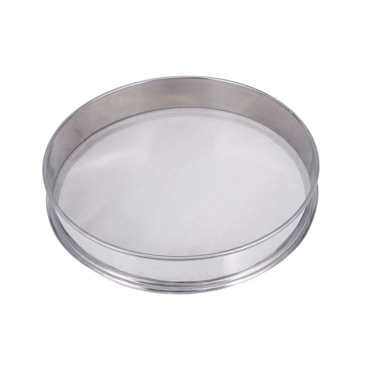 Stainless Steel Herbal Pollen Hash Extractor Stackable Sifter Shaker (Silver)