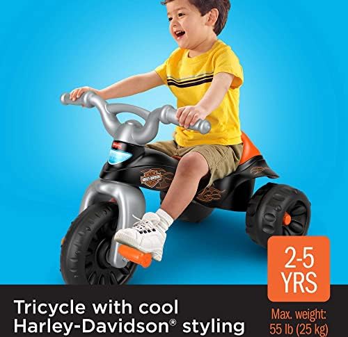 Toddler Tricycle Harley-Davidson Tough Trike, Toy Bike