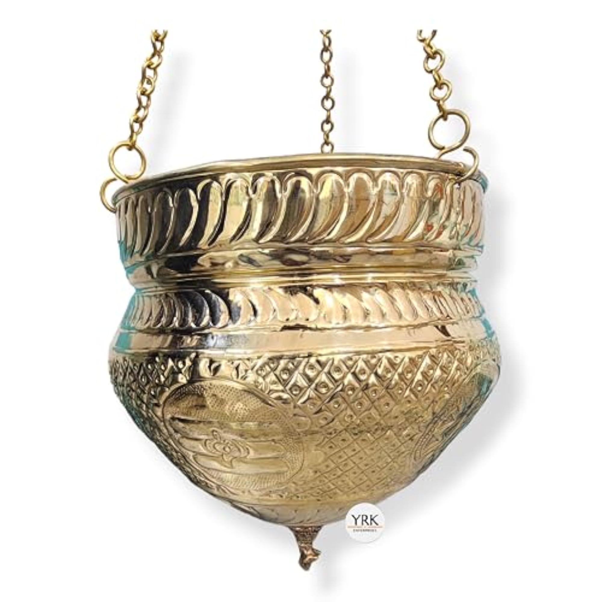 YRK Brass Dhara Patra, 10 Inch