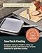 Caraway Square Griddle Pan - 11” Square Pan - Non-Stick Ceramic Coated - Non Toxic, PTFE & PFOA Free - Oven Safe & Compatible with All Stovetops - Cream