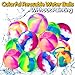 TCVENTS 8 Pack Reusable Water Balloons, Pool Toys Water Bomb Balls for Boys Girls Age 3 4-7 8-12 Easter Gifts, Self-Sealing Quick Fill Water Balloons for Kids Beach Pool Activity & Games