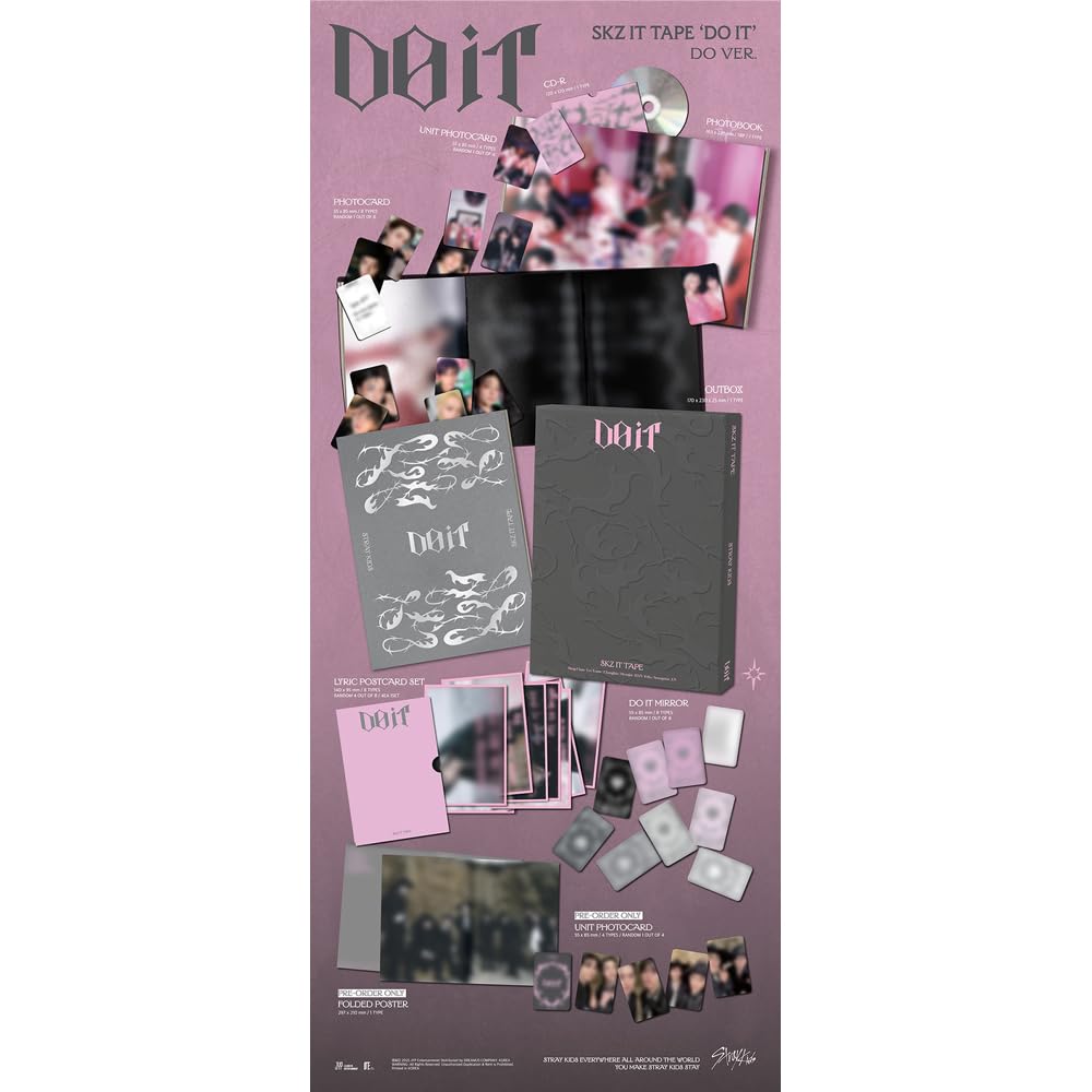 DO+IT VER. SET) STRAYKIDS - SKZ IT TAPE [DO IT] : Amazon.ca: Home