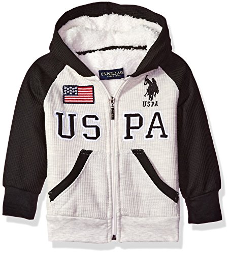 U.S. Polo Assn. Boys' Sherpa Lined Thermal Hoodie