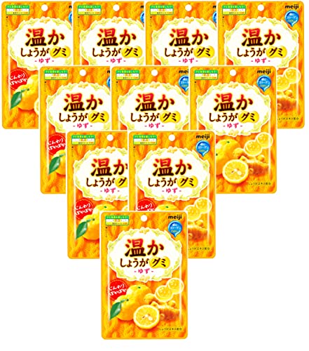 明治 温かしょうがグミゆず 40g×10袋