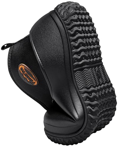 TENGTA Unisex Waterproof Garden Shoes Mens Lightweight Slip-On Rain Mud Boots for Women Lawn Mowing Booties3