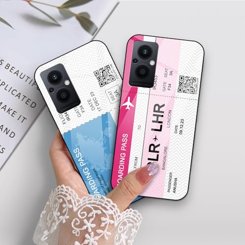 Image of COLORflow Back Cover Compatible with Oppo F21 Pro 5G / F21S Pro 5G | Boarding Pass Customized | Shockproof TPU Bumper with Camera Protection Back Cover Compatible with Oppo F21 Pro 5G / F21S Pro 5G