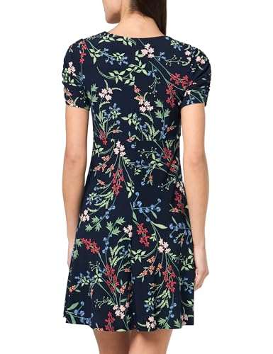 Image of Tommy Hilfiger Floral Ruche Empire Waist Fit-and-Flare