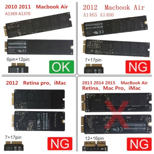 chenyang caja externa para SSD Mac 6+12Pin USB 3.0 miniatura 2