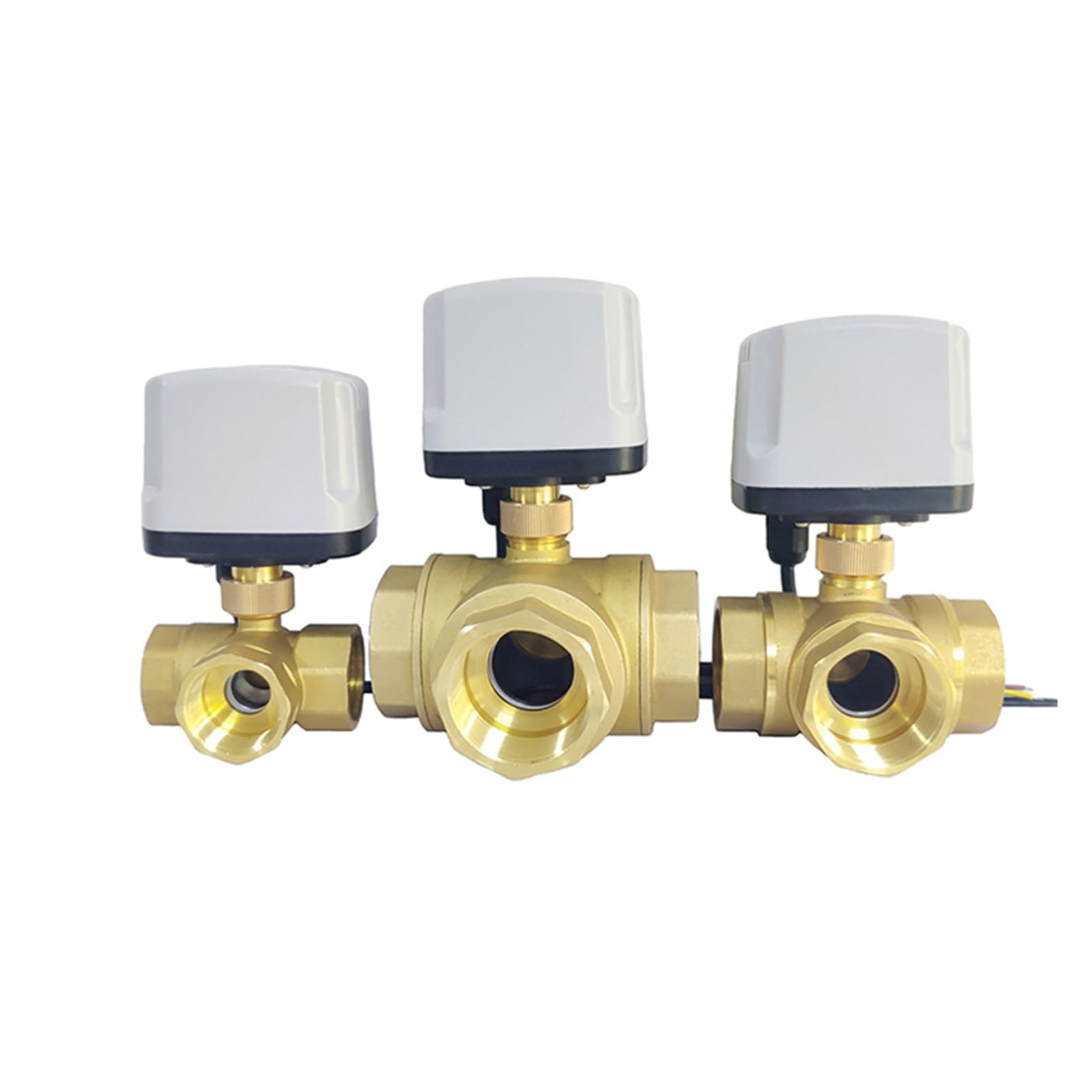 Valvola A Sfera Motorizzata 3/4" NPT Normalmente Aperta, In Acciaio Inox, 9-24V AC/DC, 2 Fili - Foto 7