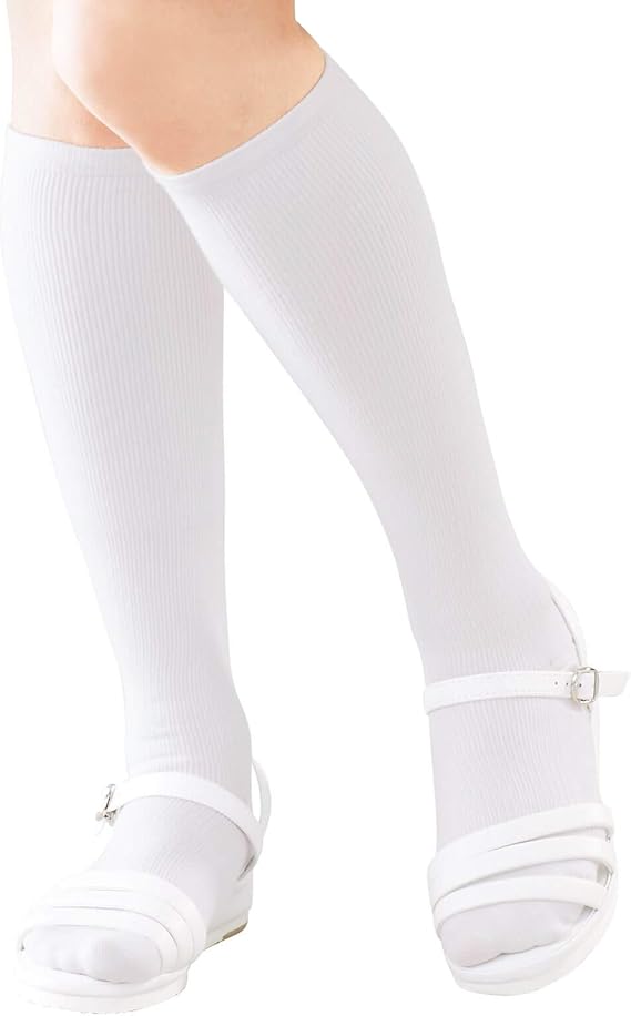 Amazon ｂｅａｕｔｙ ｆ着圧ハイソックス強圧 レディース 白 ナース 医療 看護 介護 靴下 病院 白 黒 22 24 0cm ホワイト 靴下 通販